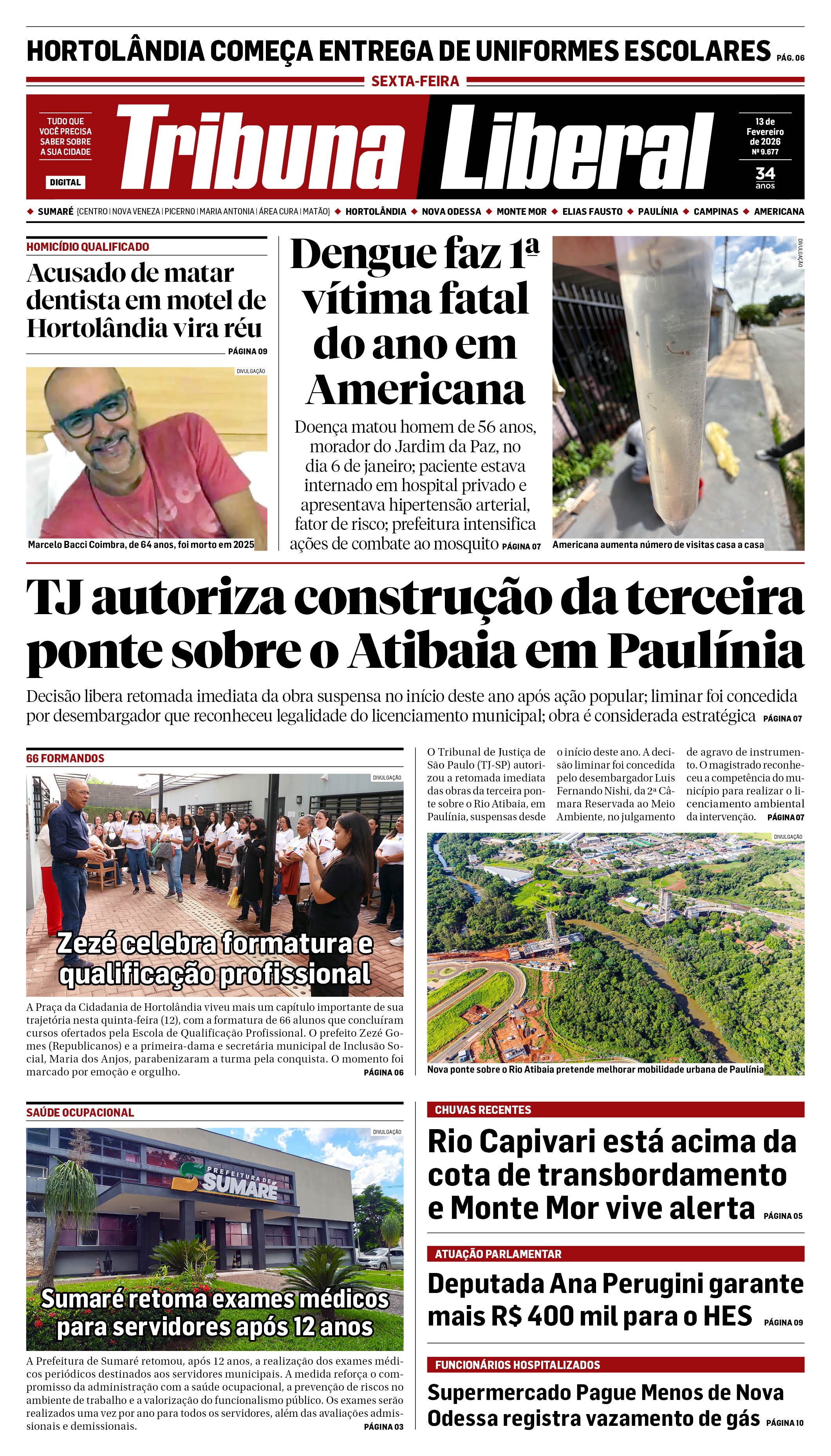 Edição de Sexta-Feira - 13-02-2026