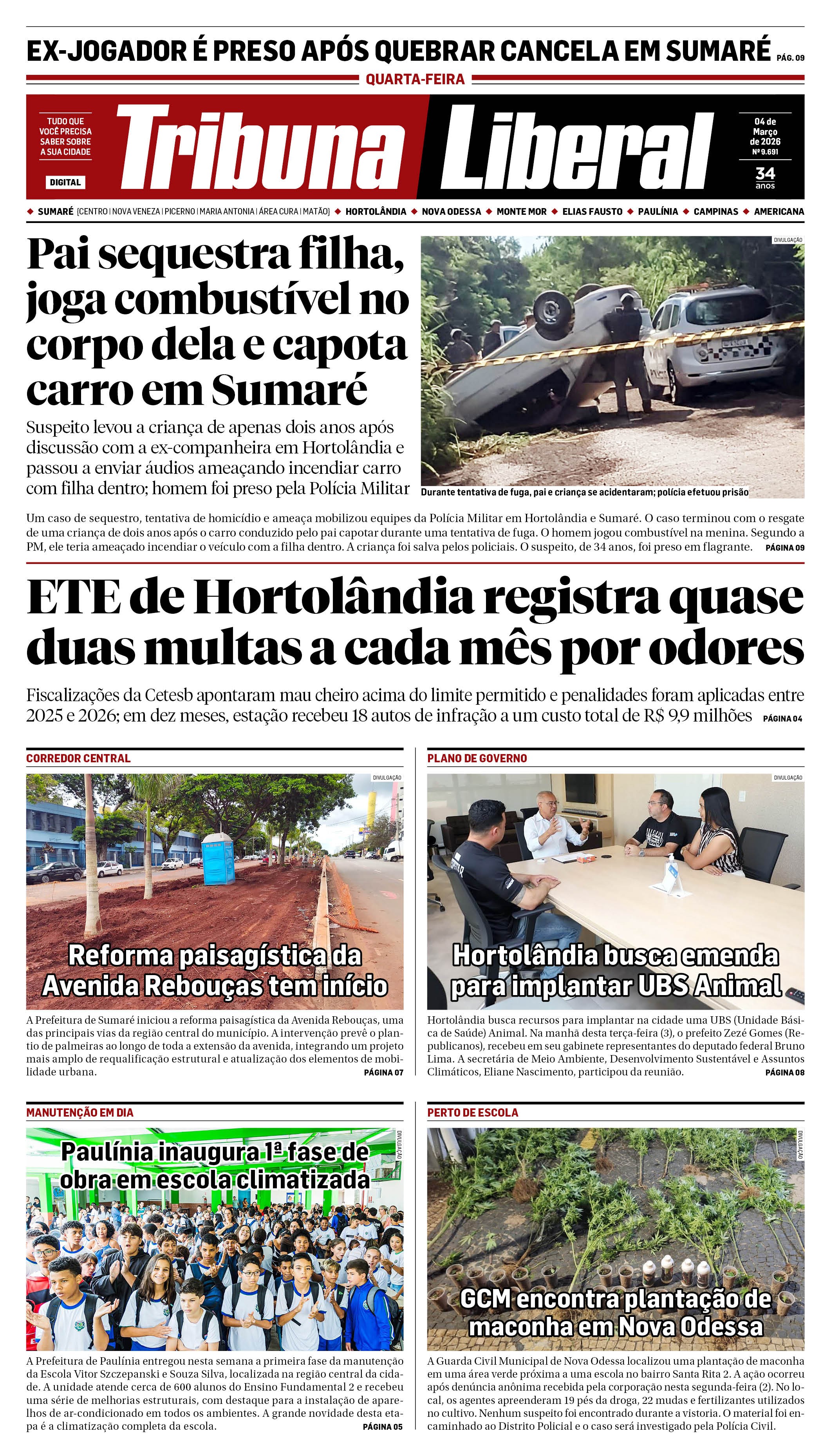 Edição de Quarta-Feira - 04-03-2026