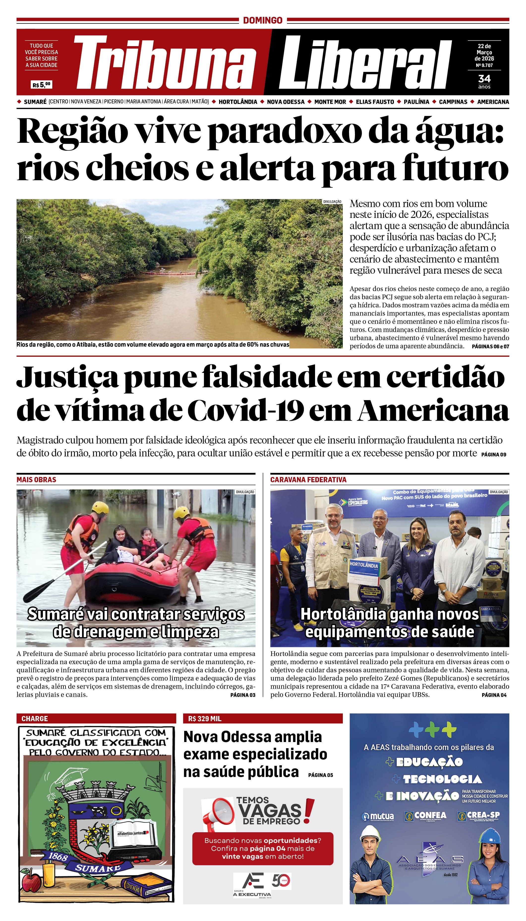 Edição de Domingo - 22-03-2026