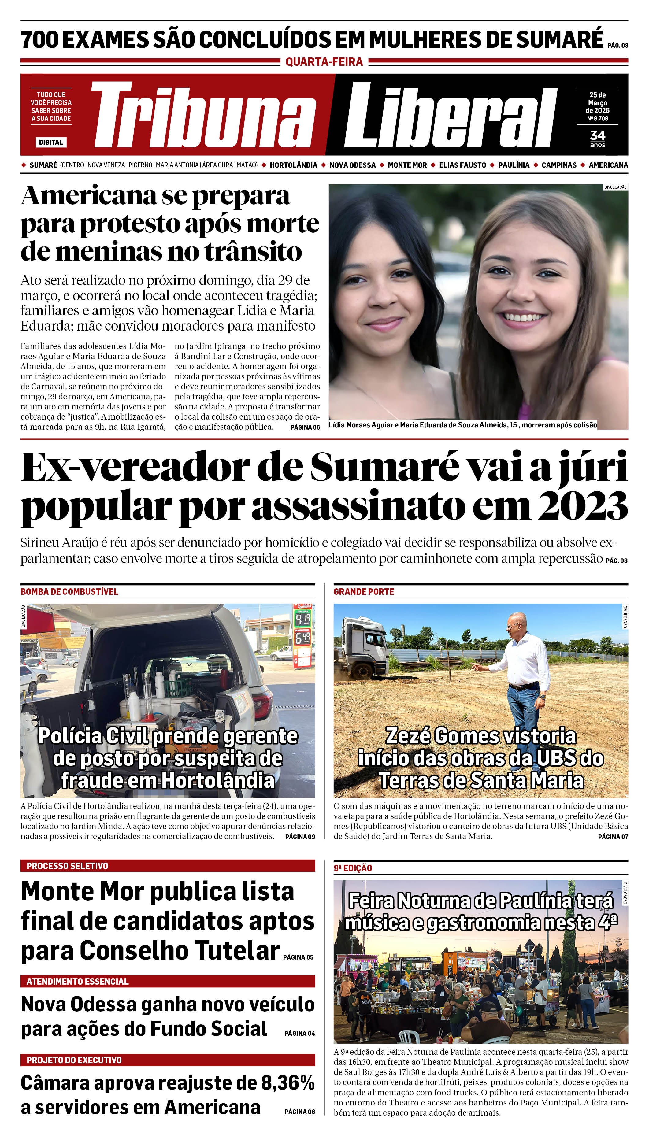 Edição de Quarta-Feira - 25-03-2026