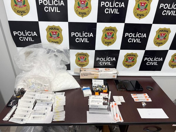 Policiais civis prendem ‘Casal Mounjaro’ por venda ilegal de medicamentos em Americana