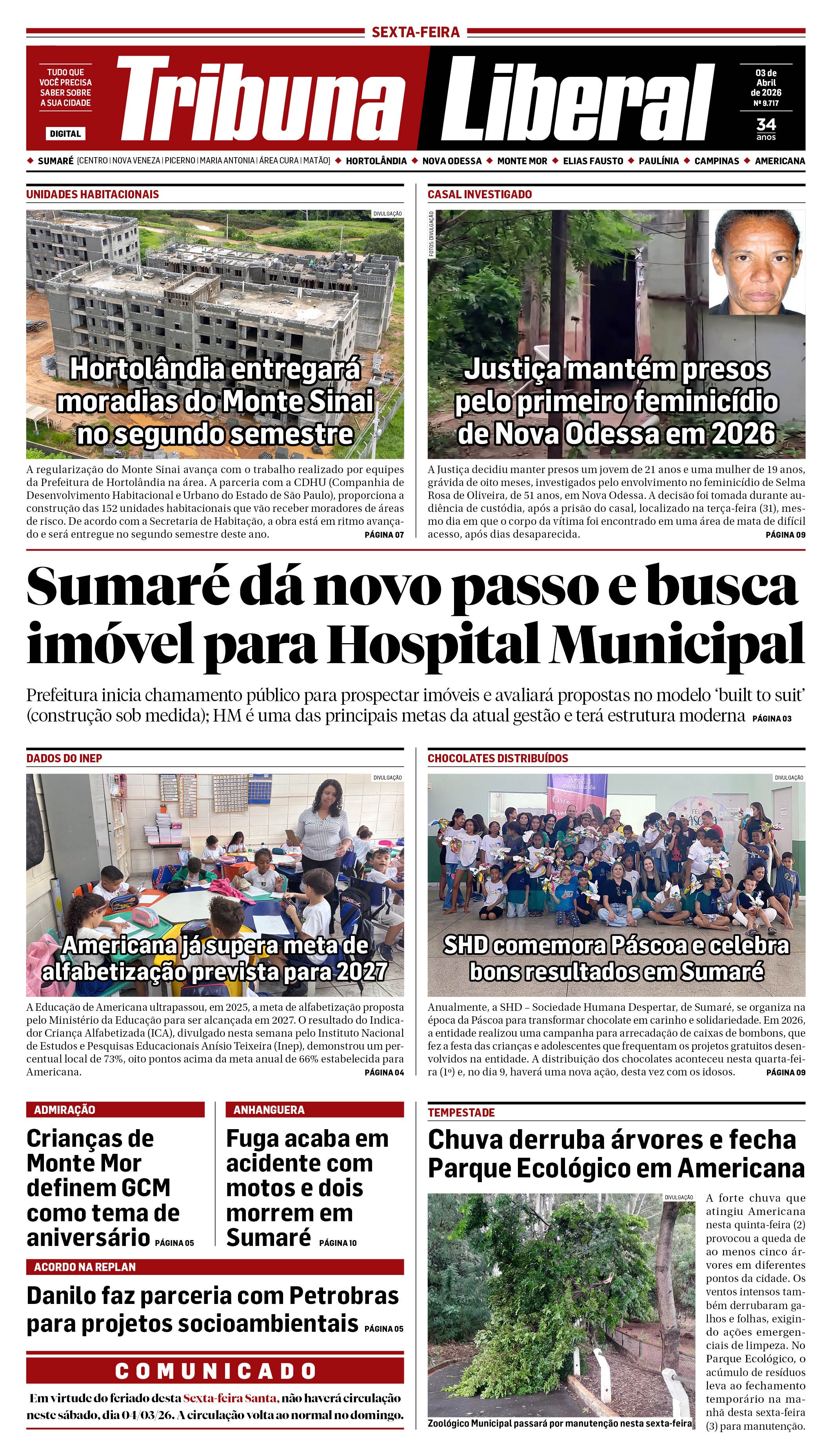 Edição de Sexta-Feira - 03-04-2026