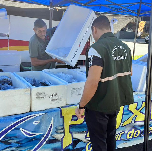 Vigilância intensifica fiscalização nas Feiras do Peixe em Sumaré