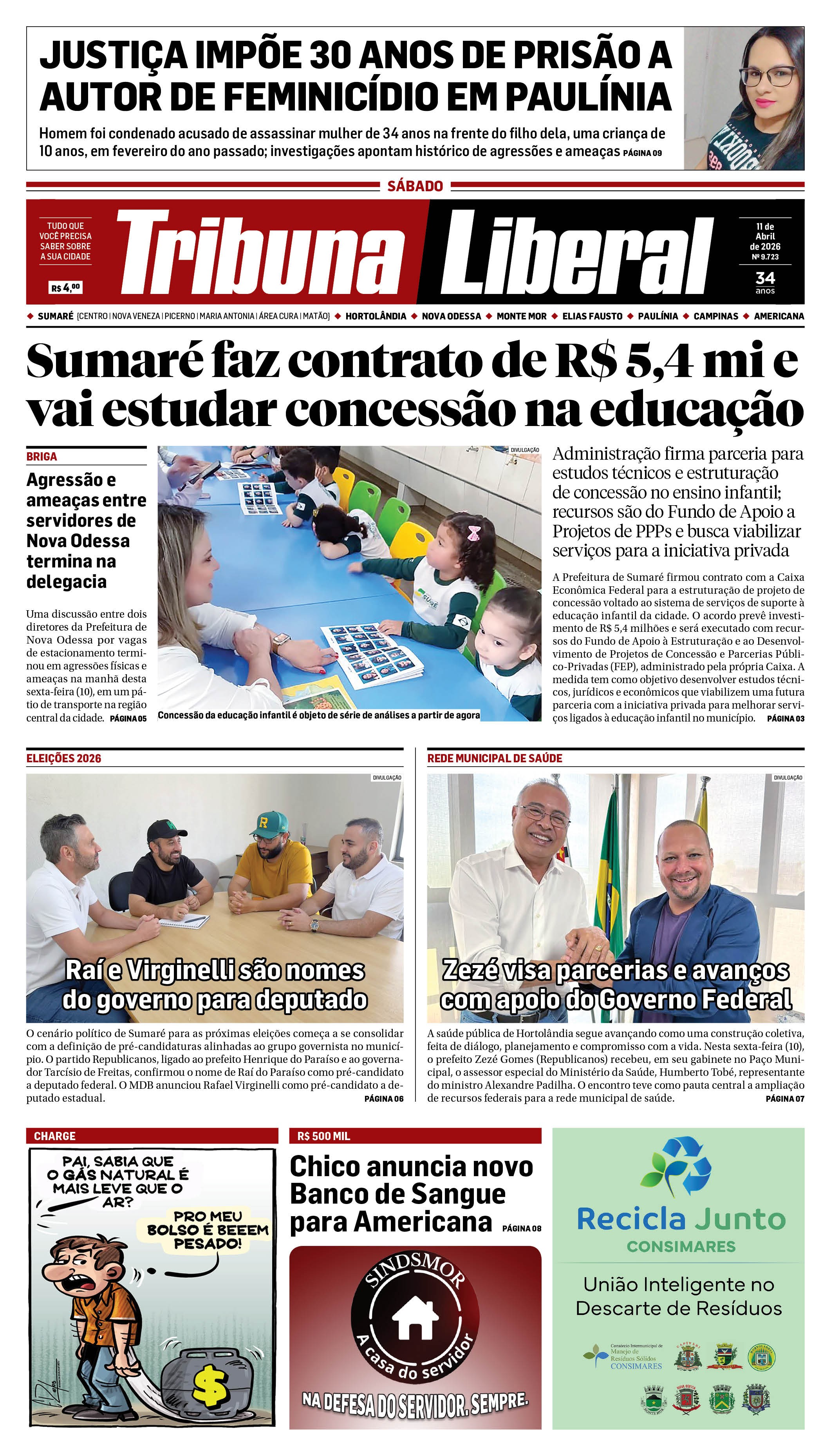 Edição de Sábado - 11-04-2026
