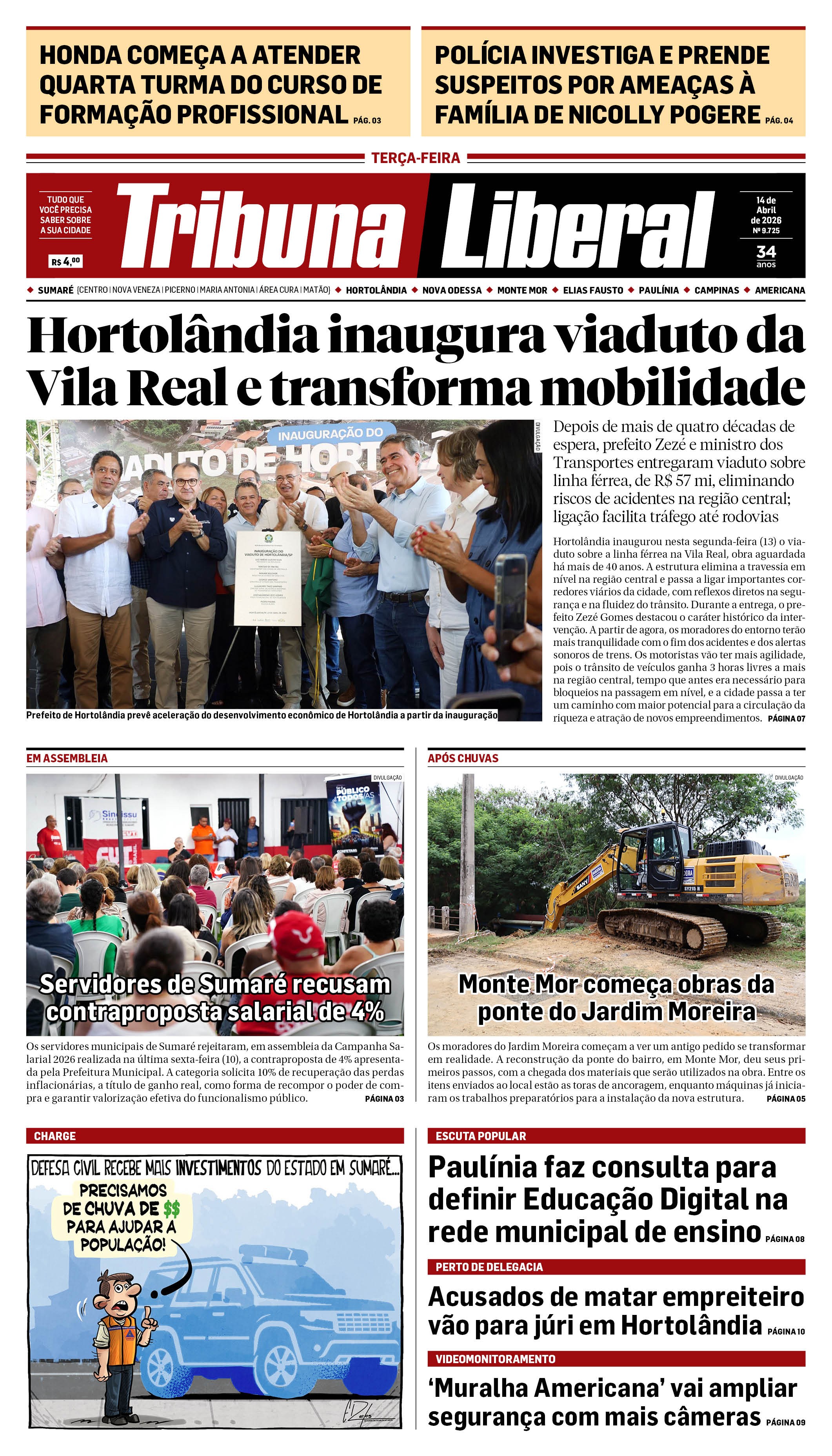 Edição de Terça-Feira - 14-04-2026
