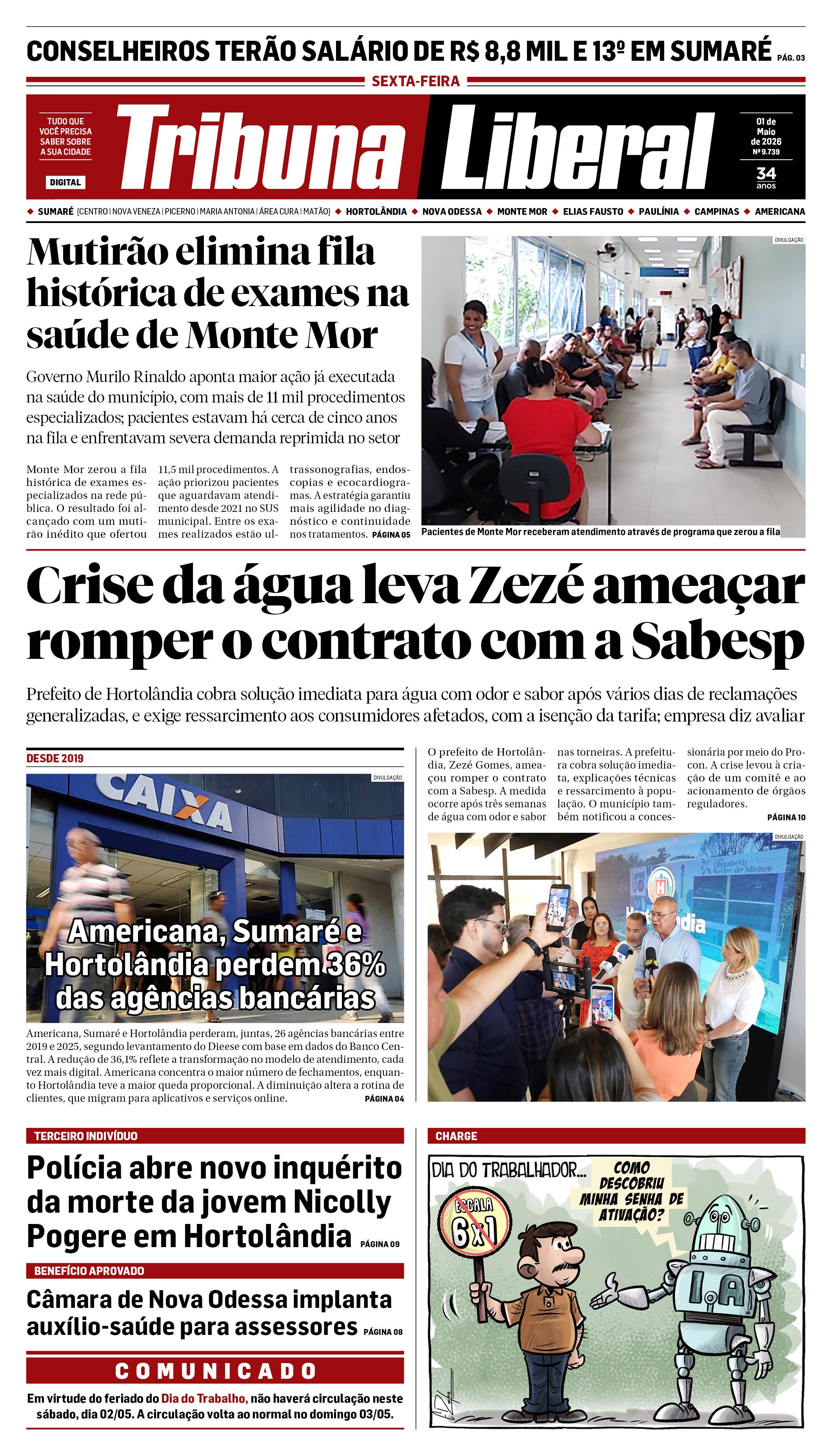 Edição de Sexta-Feira - 01-05-2026