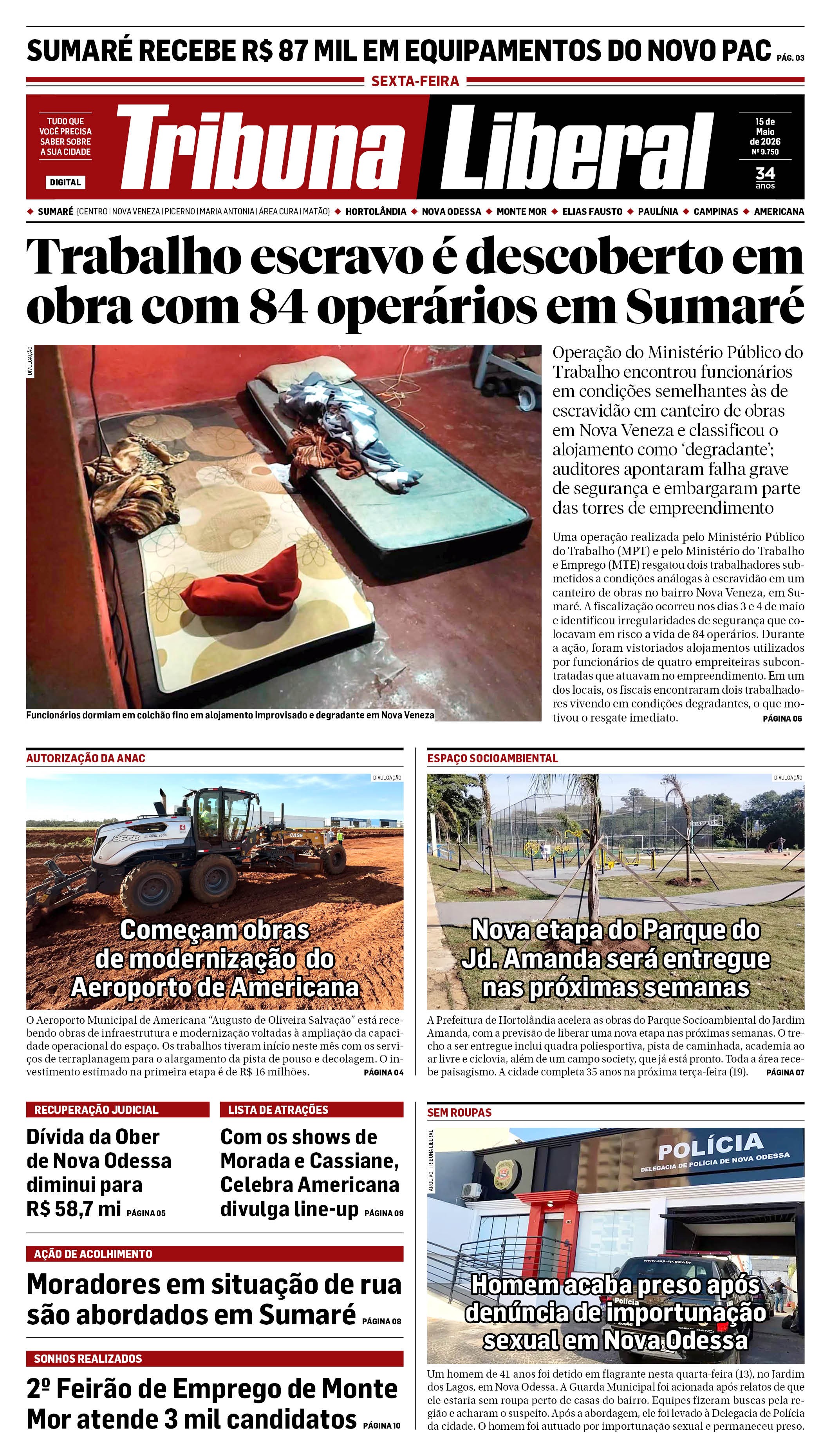 Edição de Sexta-Feira - 15-05-2025