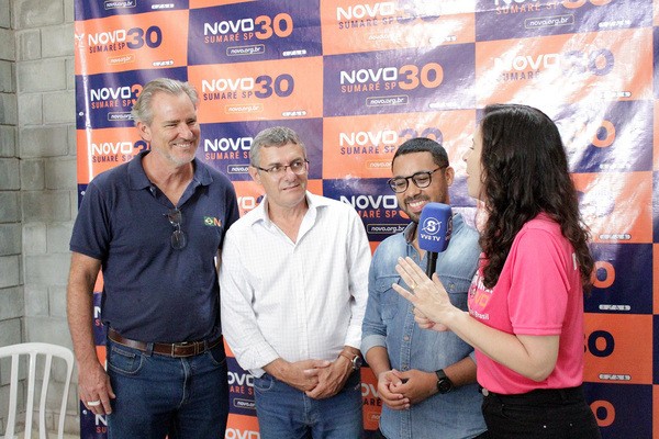 Ex-vereador Fininho oficializa sua pré-candidatura em Sumaré com apoio de líderes do partido NOVO