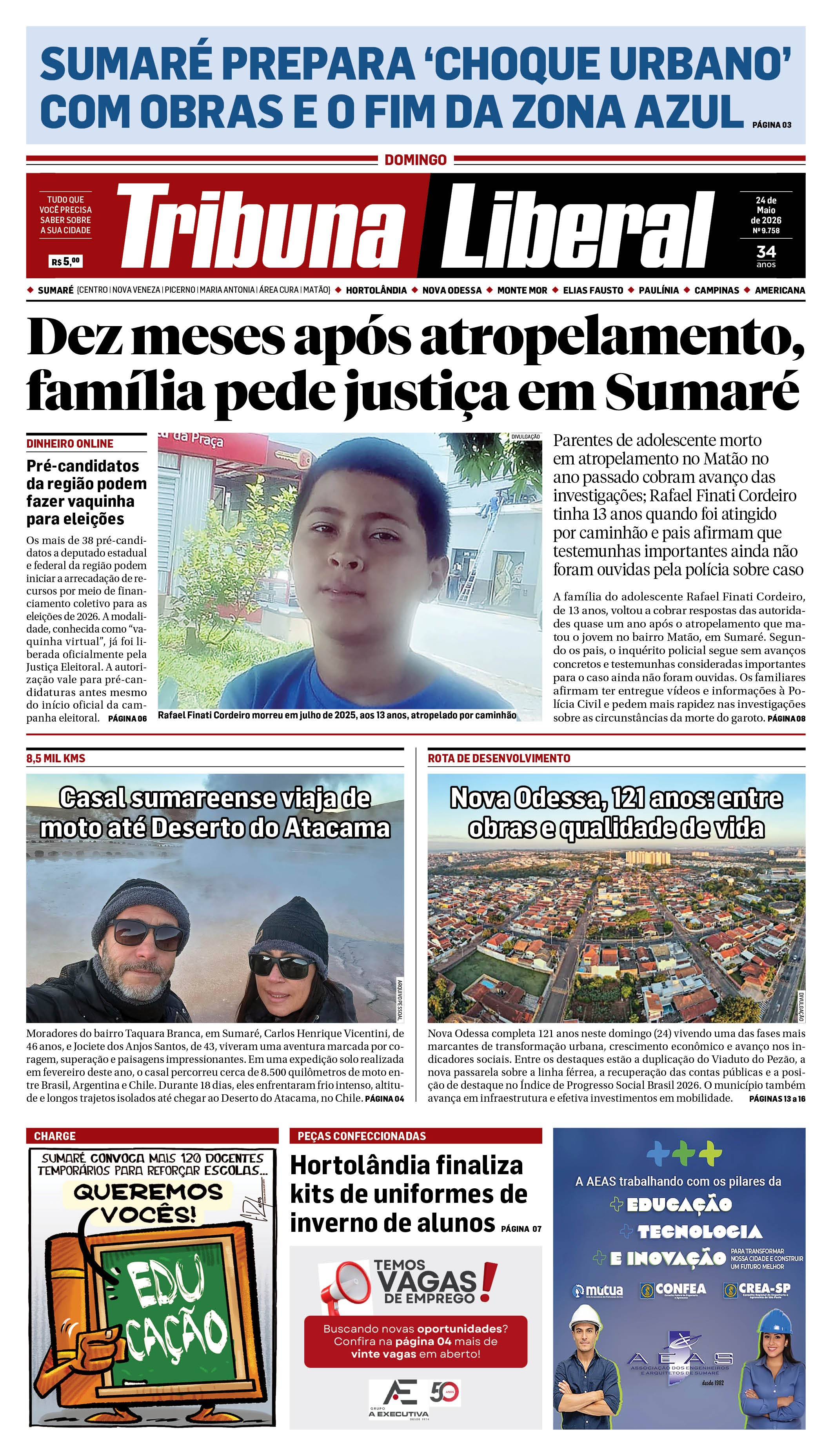 Edição de Domingo - 24-05-2026