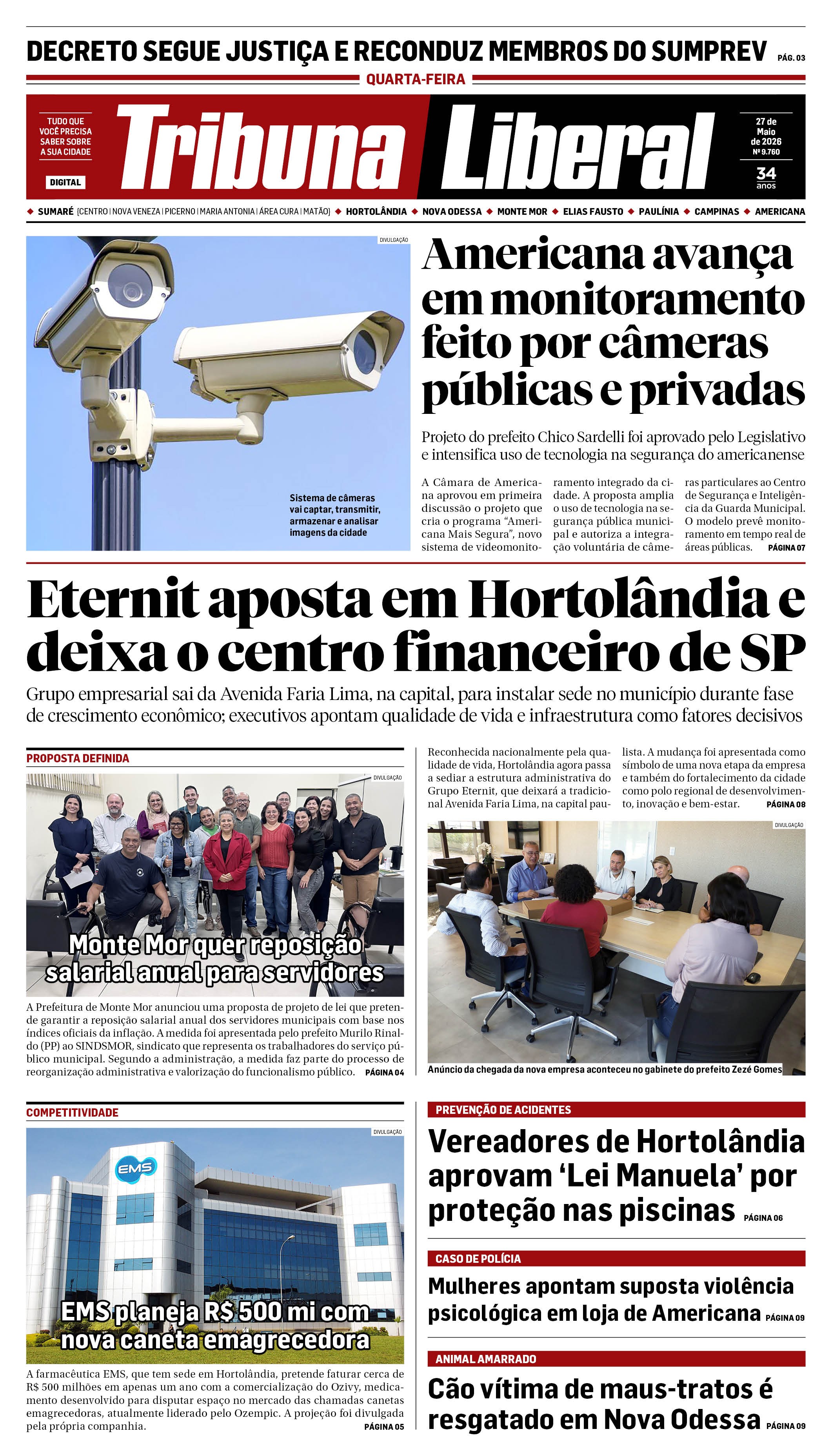 Edição de Quarta-Feira - 27-05-2026