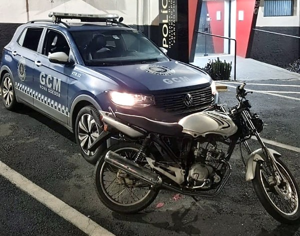 Guarda Civil recupera moto furtada e prende suspeito de receptação em Sumaré