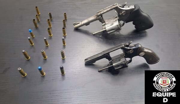 GCM de Nova Odessa prende dois suspeitos e apreende duas armas após disparos no Parque Fortaleza