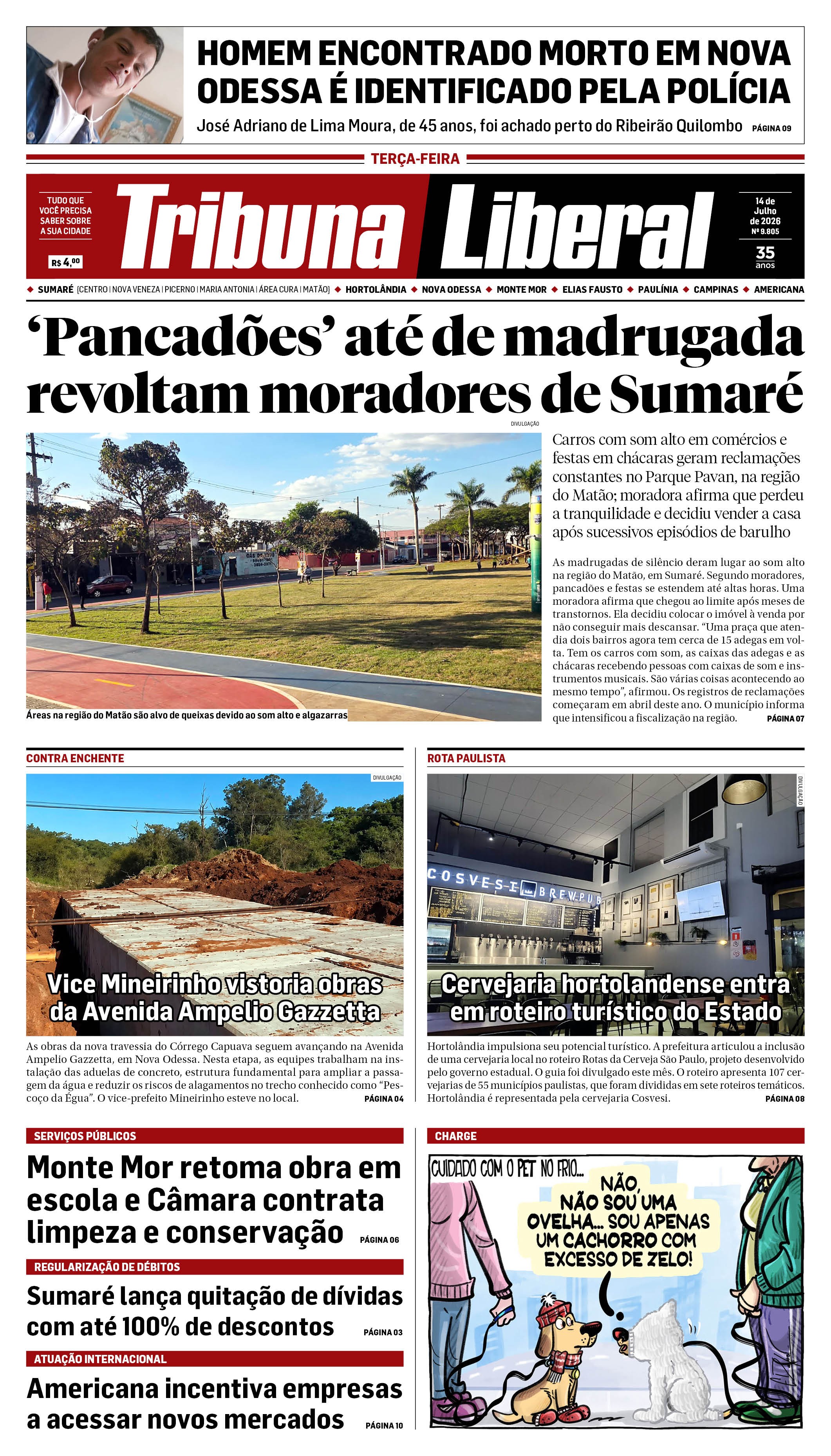 Edição de Terça-Feira - 14-07-2026