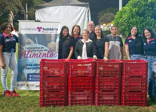 Fundo Social arrecada kit de alimento em eventos culturais em Hortolândia
