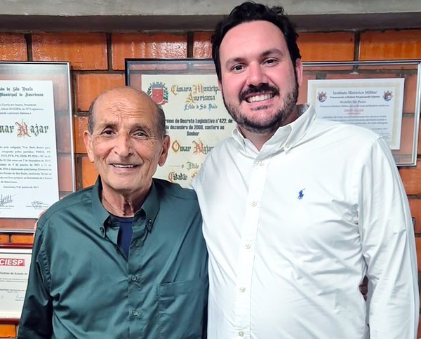 Franco Sardelli visita o ex-prefeito Omar Najar em Americana