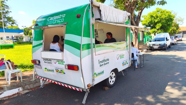CadÚnico itinerante atende na região do Nova Terra, em Sumaré
