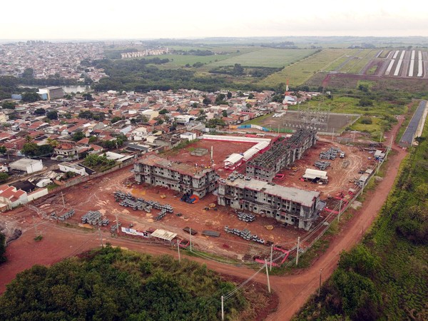 Obras de 400 apartamentos no Jardim Amanda chegam a 30% em Hortolândia