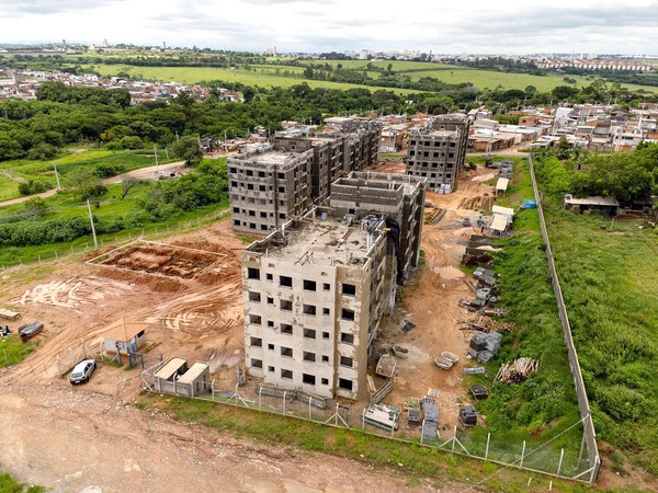 Construção de moradias no Jd. Monte Sinai já está em 80% em Hortolândia