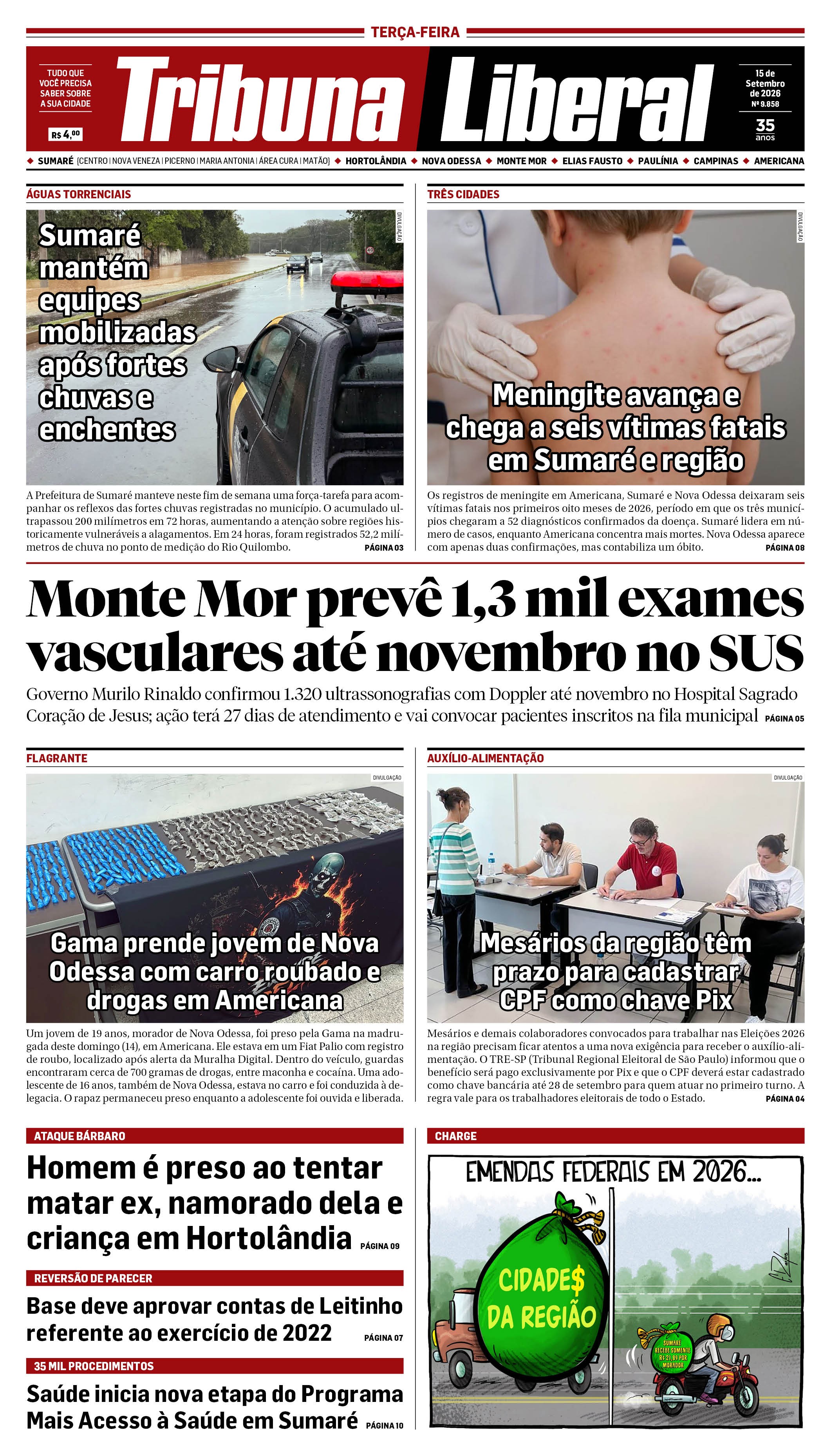 Edição de Terça-Feira - 15-09-2026