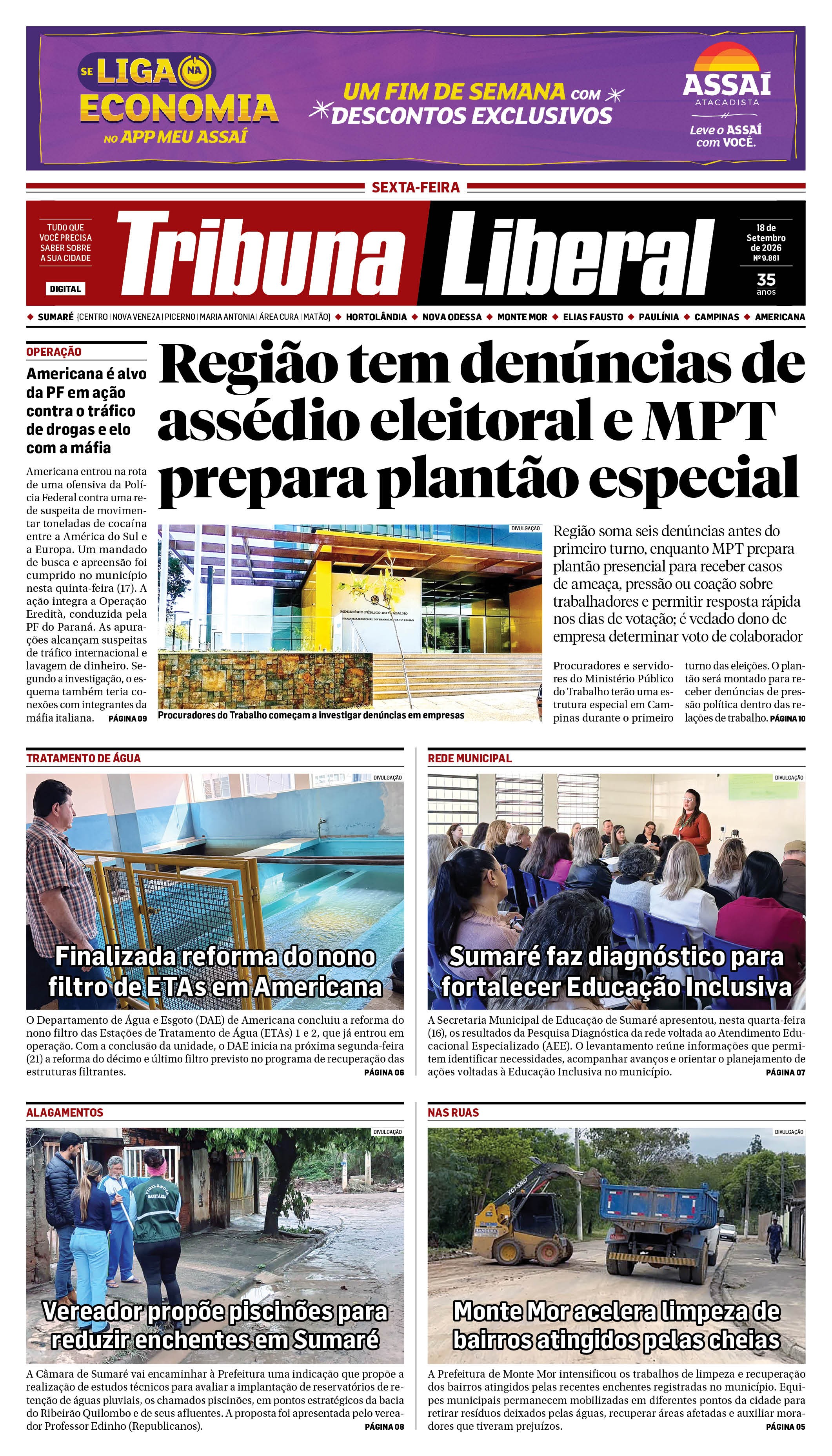 Edição de Sexta-Feira - 18-09-2026