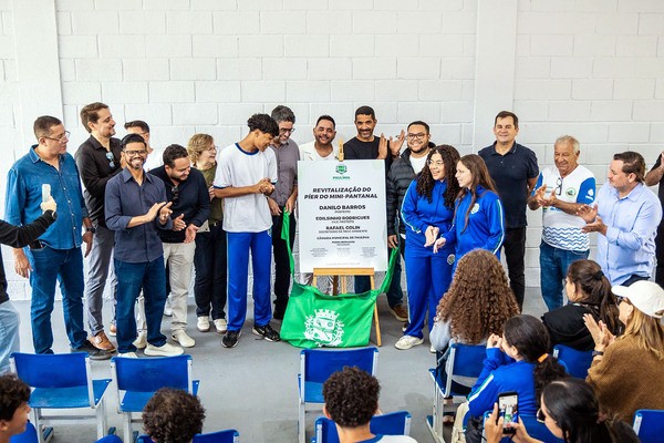 Danilo Barros entrega primeira fase da revitalização do Píer do Mini-Pantanal